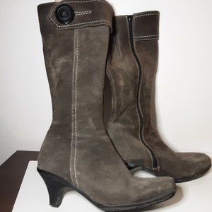 Boots La canadienne, grey suede, 6.5 us